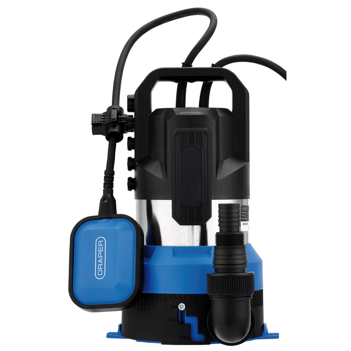 Draper 230V Submersible Clean and Dirty Water Pump with Float