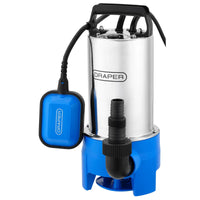 Draper 230V Dirty Water Pump with Float Switch, 330L/min, 1100W - SWP330/1100