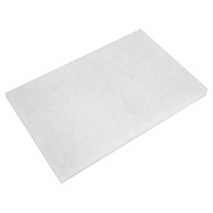 Sealey White Polishing Pads 12 x 18 x 1" Pack of 5 WPP1218