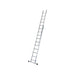 Zarges Everest 2DE Extension Ladder 2-Part D-Rungs 2 x 8 Zarges - Town Tools