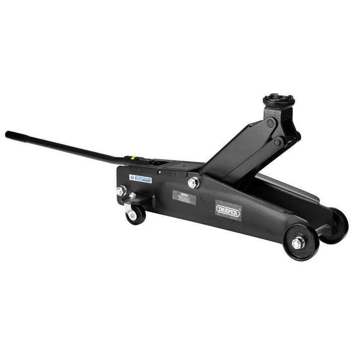 Draper Trolley Jack, 3 Tonne, Black - TJ3LD