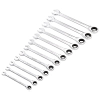 Draper HI-TORQ® Metric Ratchet Combination Spanner Set, 8 - 19mm (12 Piece)
