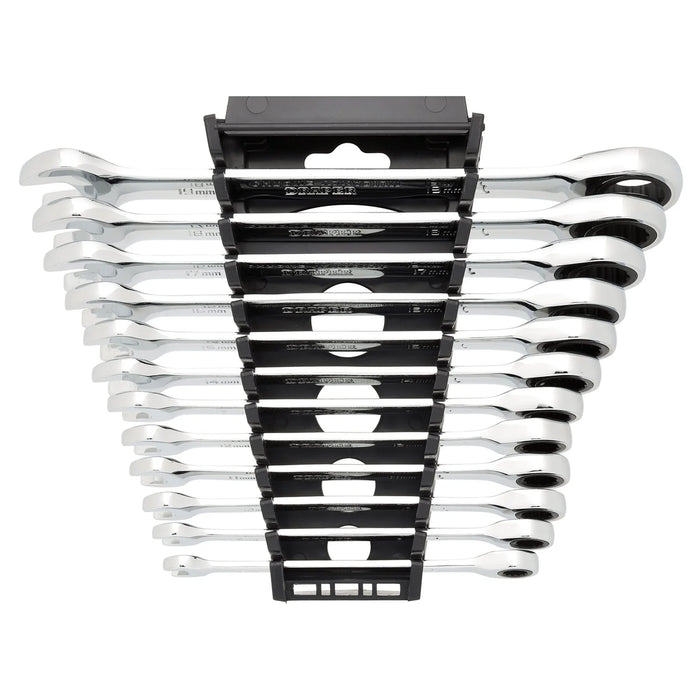 Draper HI-TORQ® Metric Ratchet Combination Spanner Set, 8 - 19mm (12 Piece)