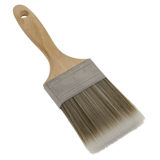 Sealey Wooden Handle Paint Brush 76mm SPBS76W Sealey - Town Tools 