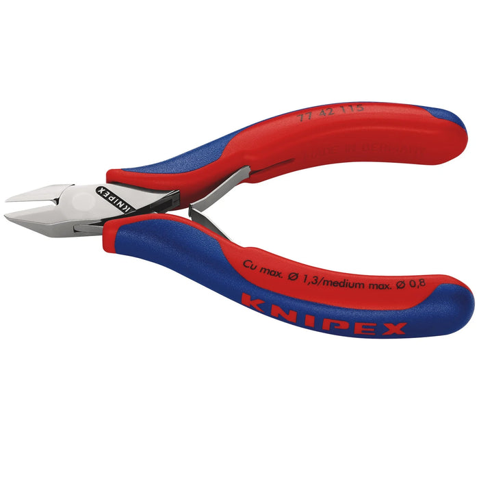 KNIPEX 77 42 115 SB Electronics Diagonal Cutter, 115mm - 77 42 115 SB