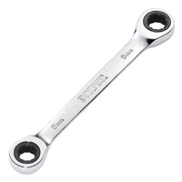 Draper HI-TORQ® Metric Double Ratchet Ring Spanner, 8 x 9mm - 8231BSMM