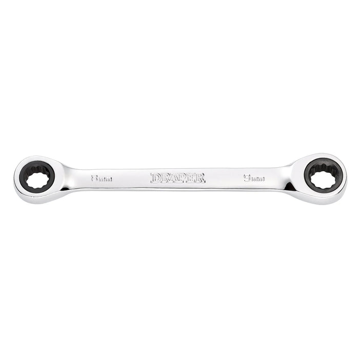 Draper HI-TORQ® Metric Double Ratchet Ring Spanner, 8 x 9mm - 8231BSMM