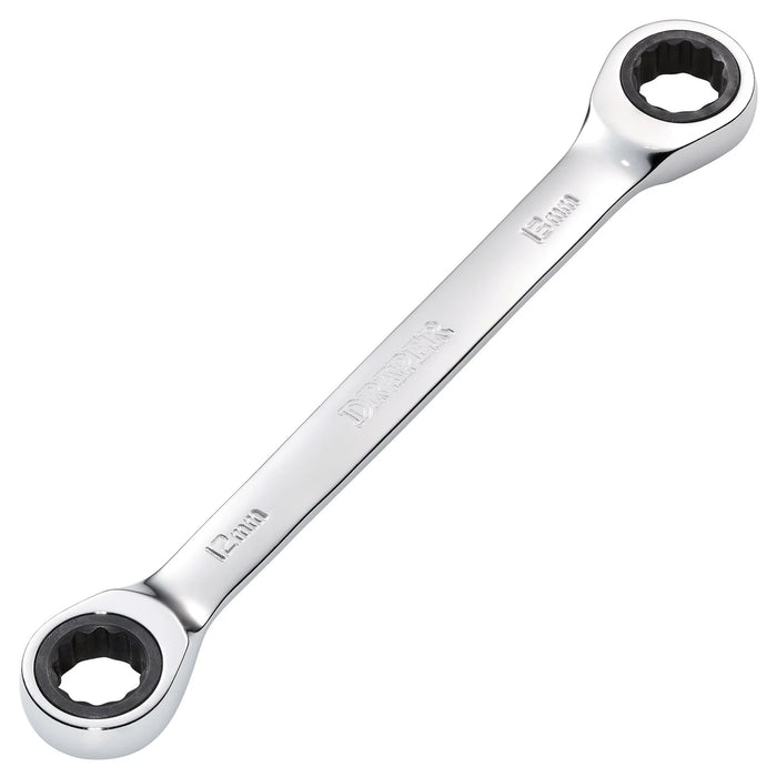 Draper HI-TORQ® Metric Double Ratchet Ring Spanner, 12 x 13mm - 8231BSMM