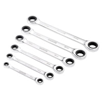 Draper HI-TORQ® Metric Double Ratchet Ring Spanner Set, 8 -19mm (6 Piece)