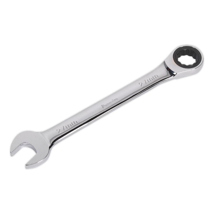 Sealey Ratchet Combination Spanner 27mm RCW27 Sealey - Town Tools 