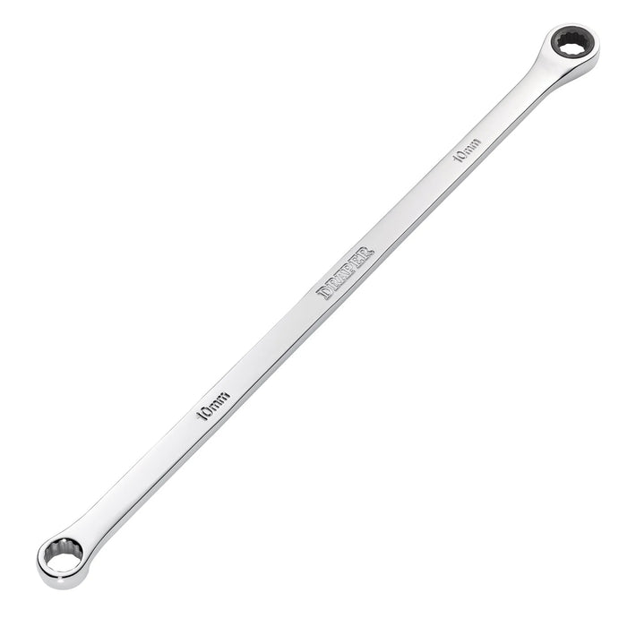 Draper HI-TORQ® Metric Extra-Long Double Ring Ratchet spanner 8-19mm