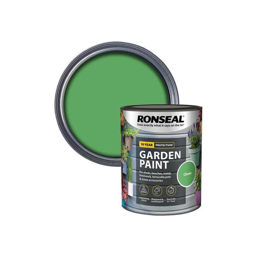 Ronseal Garden Paint Clover 750ml Ronseal - Town Tools