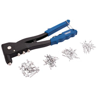Draper Hand Riveter Kit for Aluminium Rivets, 1 x Case - 264KA