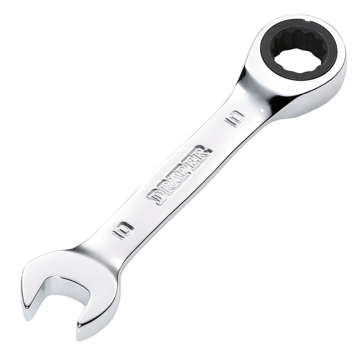 Draper HI-TORQ® Metric Stubby Ratchet Combination spanner 8-19mm