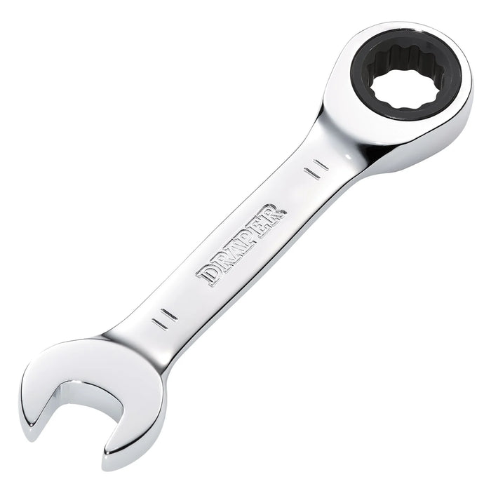 Draper HI-TORQ® Metric Stubby Ratchet Combination spanner 8-19mm