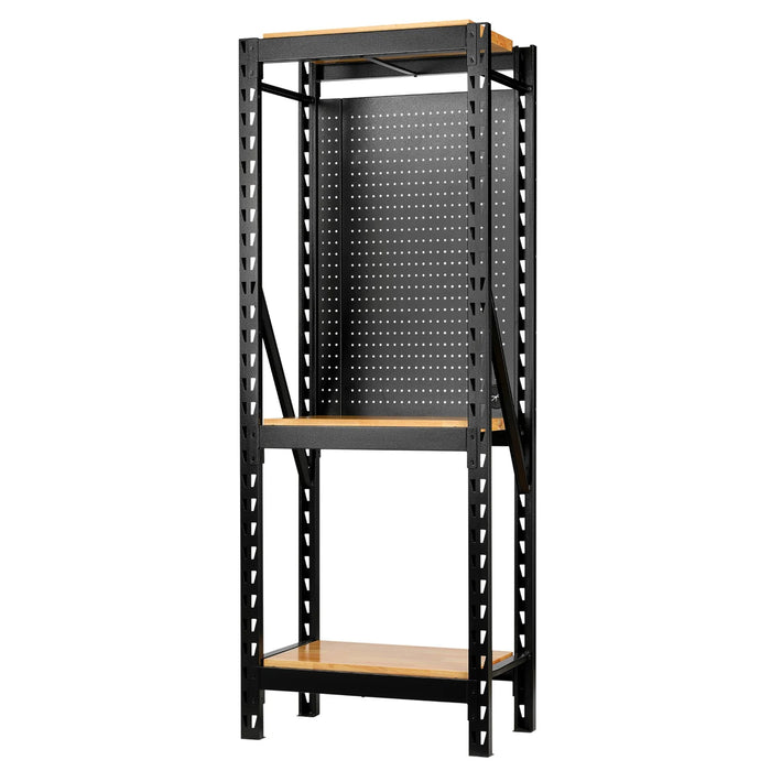 Draper bunker® 17 Piece Modular 3 Tier Racking with Hardwood Shelving and