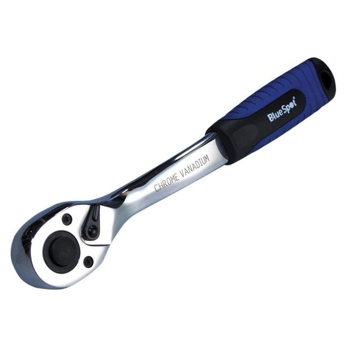 Bluespot Tools Soft Grip Ratchet 72 Teeth 1/4in Drive BlueSpot Tools - Town Tools
