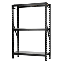 BUNKER® 14 Piece Modular 3 Tier Racking with Stainless Steel shelving 750-1500mm