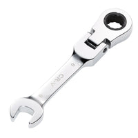 Draper HI-TORQ® Metric Stubby Flexible Head Ratchet Combination spanner 8-19mm