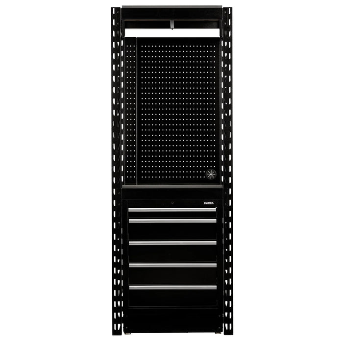 BUNKER 13 Piece Modular Storage Combo 2 Tier Racking with Stainless Steel