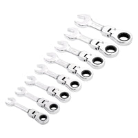 Draper HI-TORQ® Metric Stubby Flexible Head Ratchet Combination