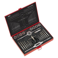 Sealey Imperial Tap & Die Set Split Dies BSW 28pc AK3028BSW