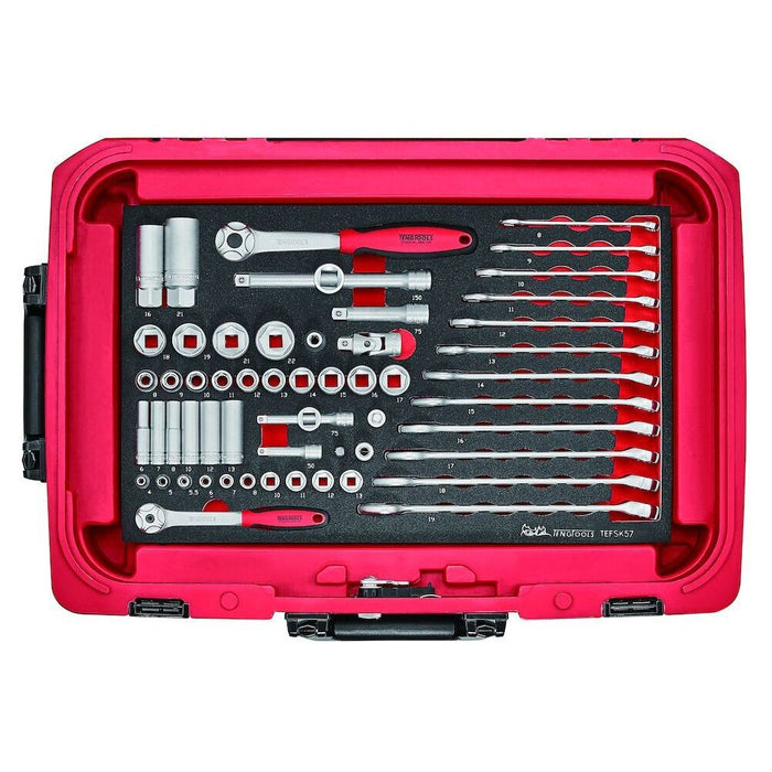 Teng Tools Spanner & Socket Set FOAM3 57 Pieces Teng Tools - Town Tools 