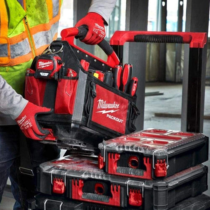 Milwaukee 4932464086 932464086 PACKOUT Tote Tool Bag 25cm, Red Milwaukee - Town Tools