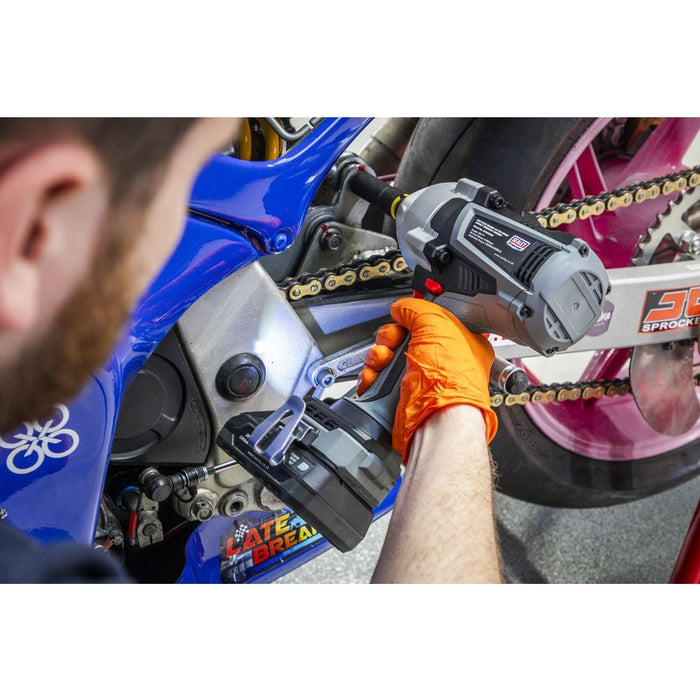Premier SV20 Series 1/2"Sq Drive Brushless Cordless Impact Wrench 20V Body Only Sealey Premier - Town Tools 