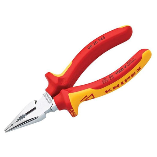 Knipex VDE High Leverage Needle Nose Pliers 145mm Knipex - Town Tools