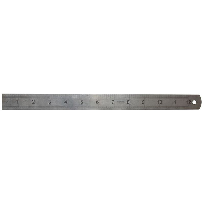 Fisher F112ME Steel Rule 300mm / 12in Fisher - Town Tools