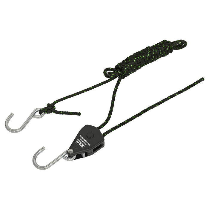 Sealey Parts Hanger/Tie Down Ratchet with S-Shaped Hooks 2m - Pack of 2 VS0118 Sealey - Town Tools 