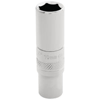 Draper Draper HI-TORQ 6 Point Deep Socket, 1/4" Sq. Dr., 10mm