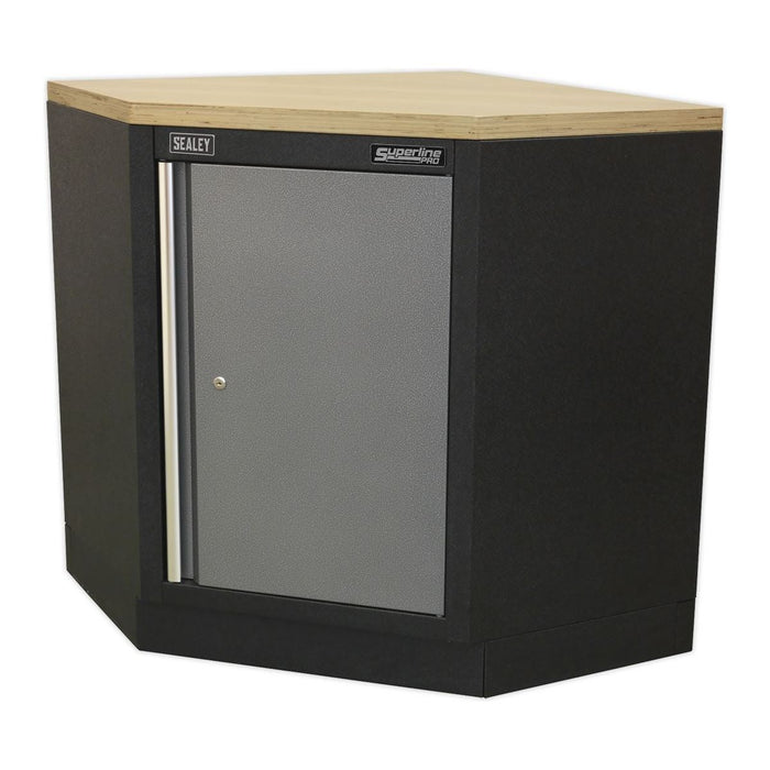 Sealey Modular Corner Floor Cabinet 865mm APMS60 Sealey - Town Tools 