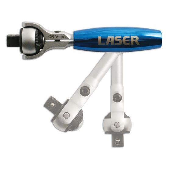 Laser Swivel Head Ratchet 3/8"D (CD) 4775 Laser - Town Tools 