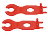 KNIPEX 97 49 66 2 Mounting Tool for Solar Cable Connectors MC4 (Multi-Contact) (2 Pack) KNIPEX - Town Tools