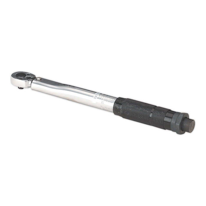 Sealey Torque Wrench Micrometer Style 1/4"Sq Drive 5-25Nm(44-221lb.in) Calibrate Sealey - Town Tools 