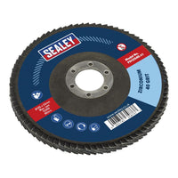 Sealey Flap Disc Zirconium125mm22mm Bore 40Grit FD12540