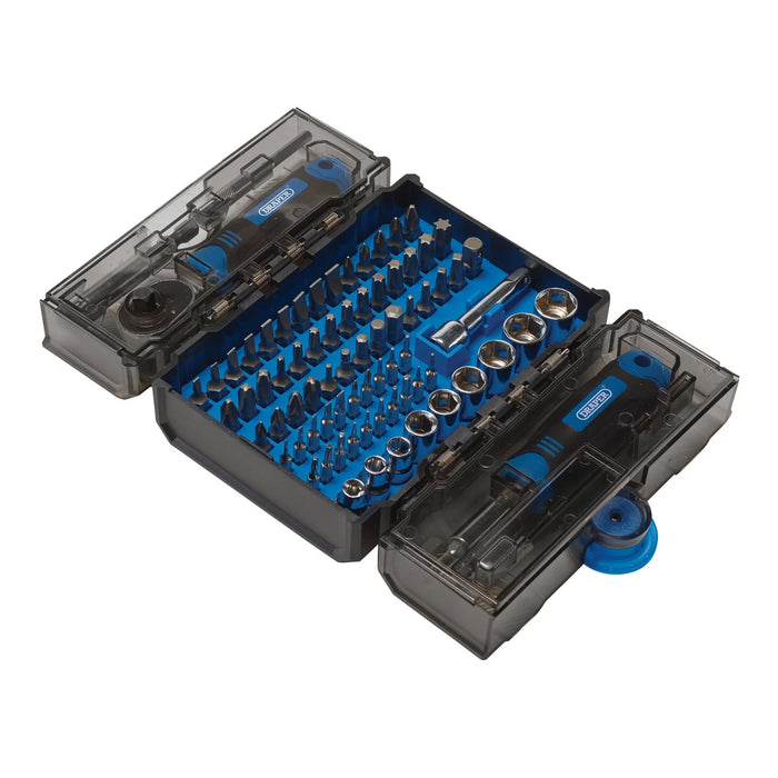 Draper Ratchet and Screwdriver Bit Set (78 Piece) - RBS78