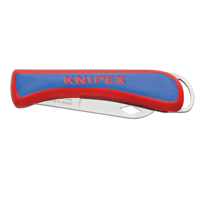 KNIPEX 16 20 50 SB Folding Knife for Electricians,120mm - 16 20 50 SB