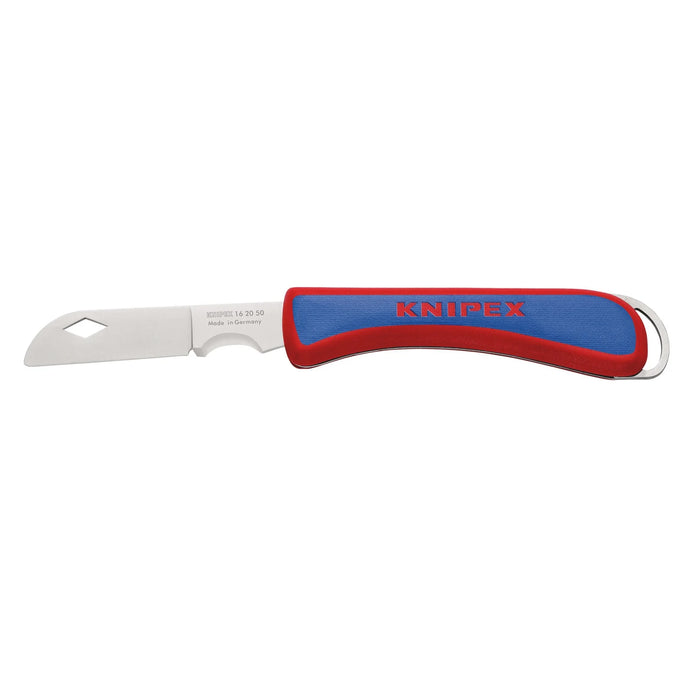 KNIPEX 16 20 50 SB Folding Knife for Electricians,120mm - 16 20 50 SB