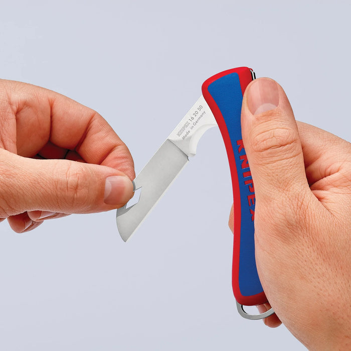KNIPEX 16 20 50 SB Folding Knife for Electricians,120mm - 16 20 50 SB