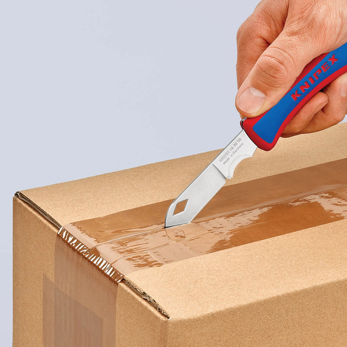 KNIPEX 16 20 50 SB Folding Knife for Electricians,120mm - 16 20 50 SB