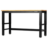 bunker® Workbench with Hardwood worktop 1550-1830mm