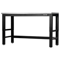 bunker® Workbench with Stainless Steel worktop 1550-1830mm