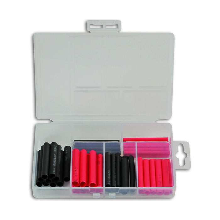 Connect Assorted Mini Box Heat Shrink Sleeving 60pc 36819 Tool Connection - Town Tools 