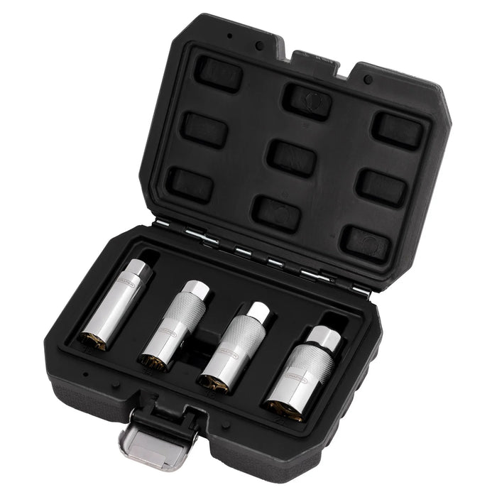 Draper Magnetic Spark Plug Socket Set, 3/8" Sq. Dr. (4 Piece) - SPS3/8-4