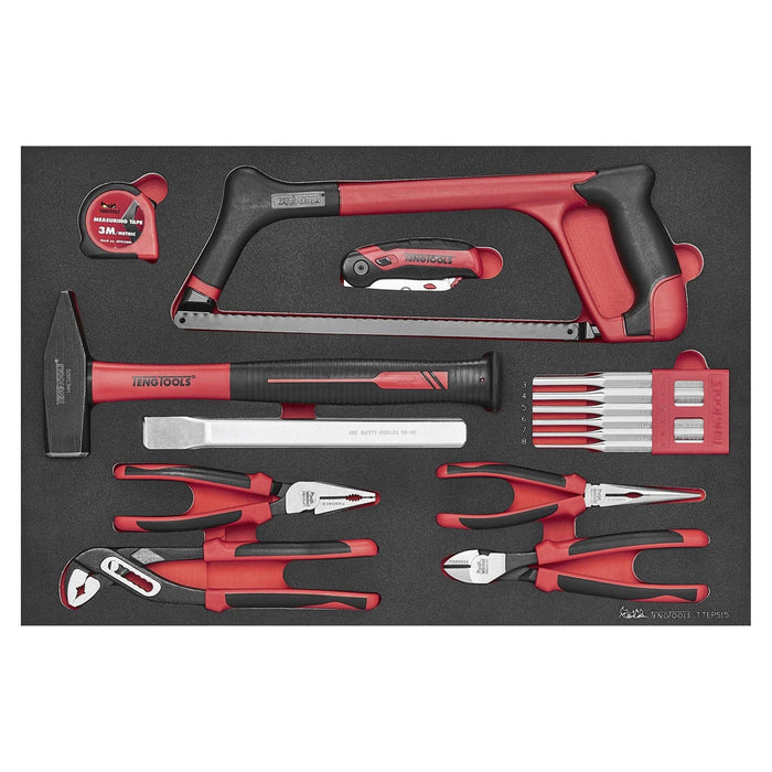 Teng Tools General Tool Set FOAM4X4 15 Pieces Teng Tools - Town Tools 