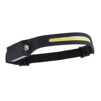 Draper COB LED Rechargeable 2-in-1 Head Torch with Wave Sensor, 3W, 120/350