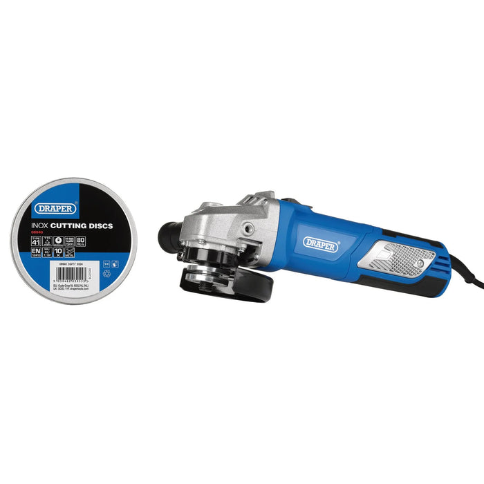 Draper 230V Angle Grinder Kit, 115mm, 950W - *MAINGRINDERKIT